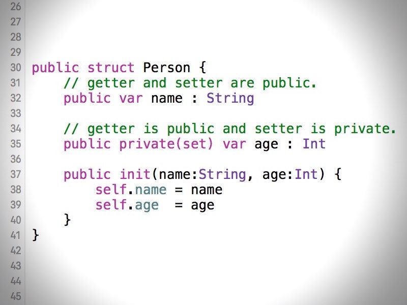 【Swift】プロパティのsetとgetには異なるアクセス修飾子を指定できる