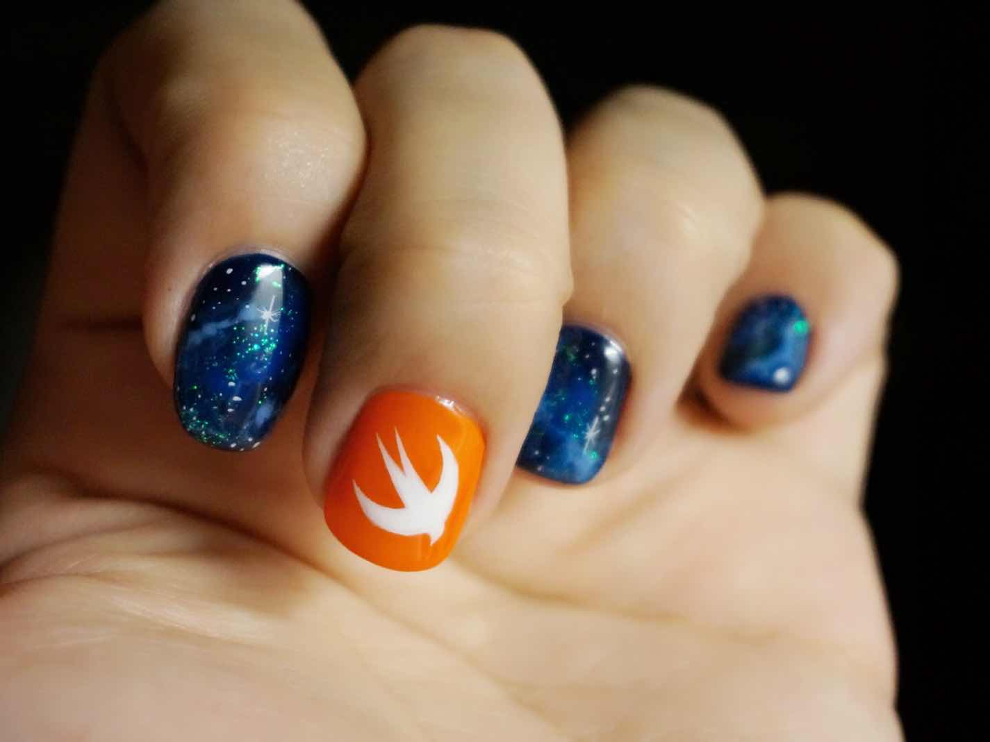 メンズOKな秋葉原の痛ネイルサロンでSwiftネイルやってもらった