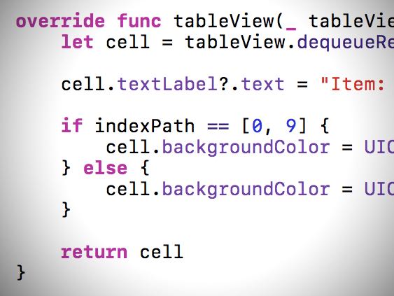 [iOS][Swift] IndexPathはInt配列リテラルから作れる。Int配列リテラルとの比較もできる